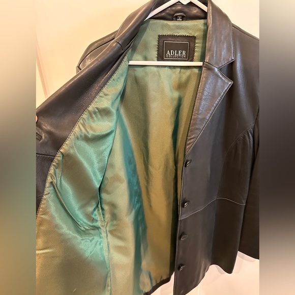 ADLER LAMB SKIN Collection Black Leather jacket - Picture 5 of 5